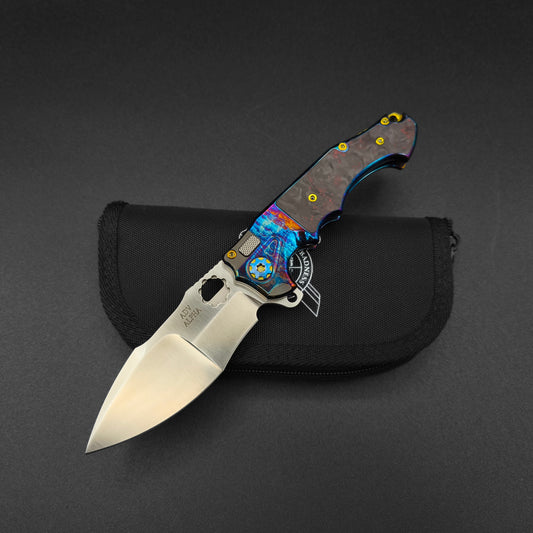 ADV Mini Alpha Acid Rain, Red Carbon Fiber Scales 1