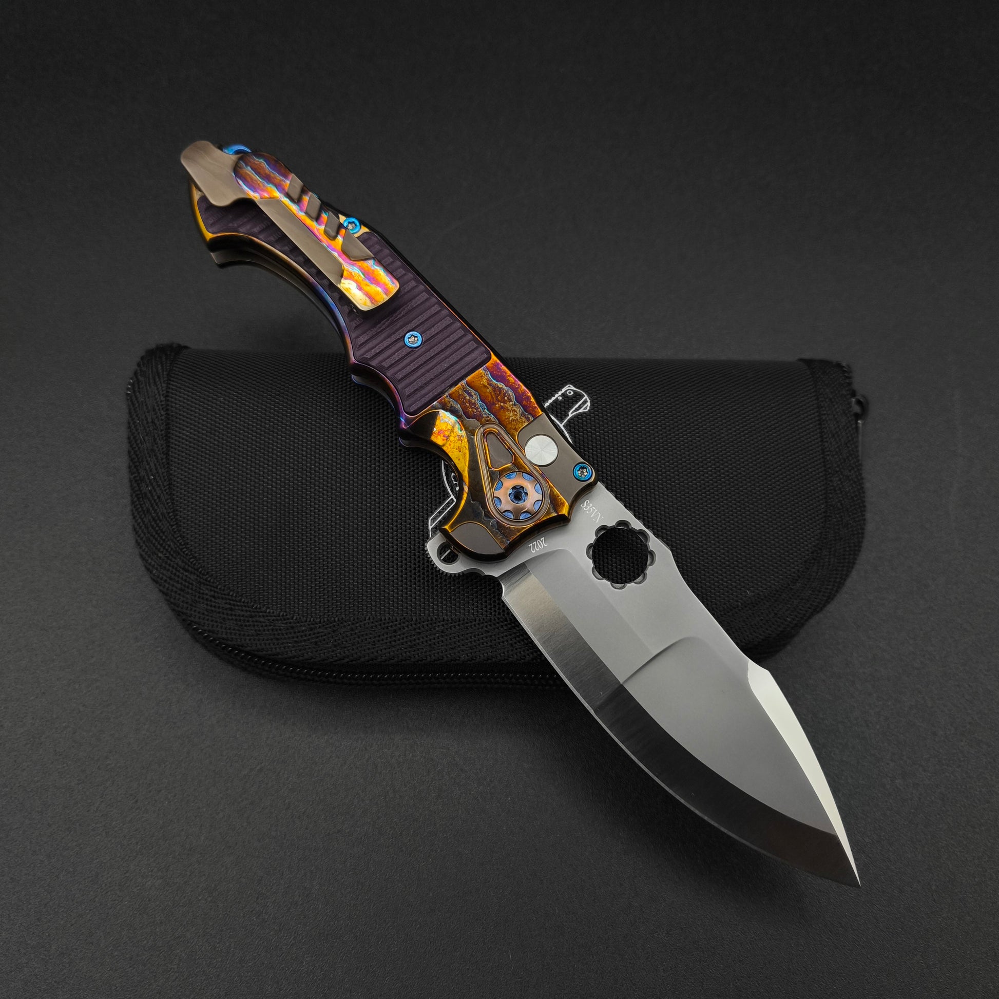 ADV Mini Alpha-S Acid Rain Purple Fluted G10 2