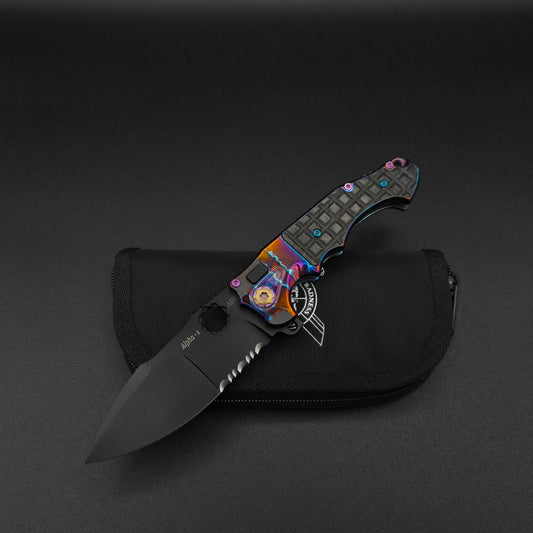 ADV Mini Alpha Acid Rain, Black Carbon Fiber Scales 1