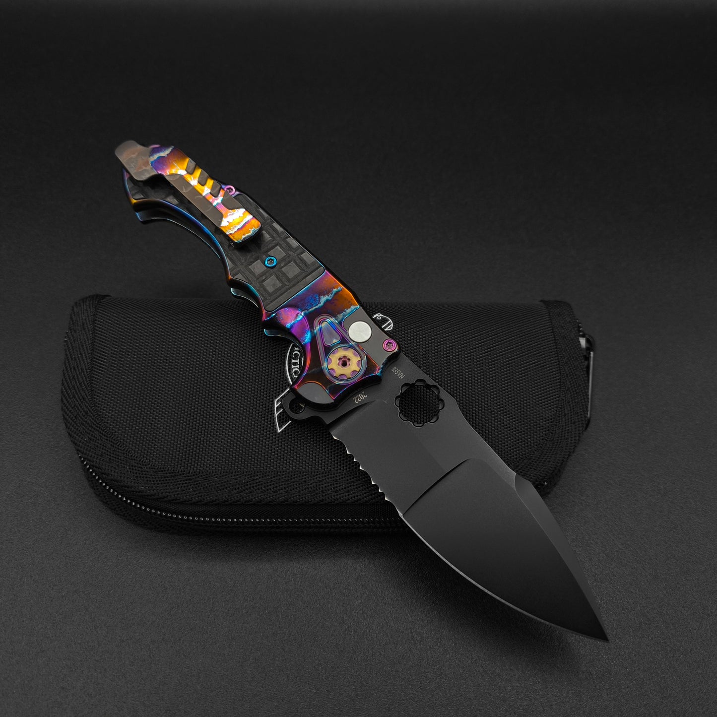 ADV Mini Alpha Acid Rain, Black Carbon Fiber Scales 2