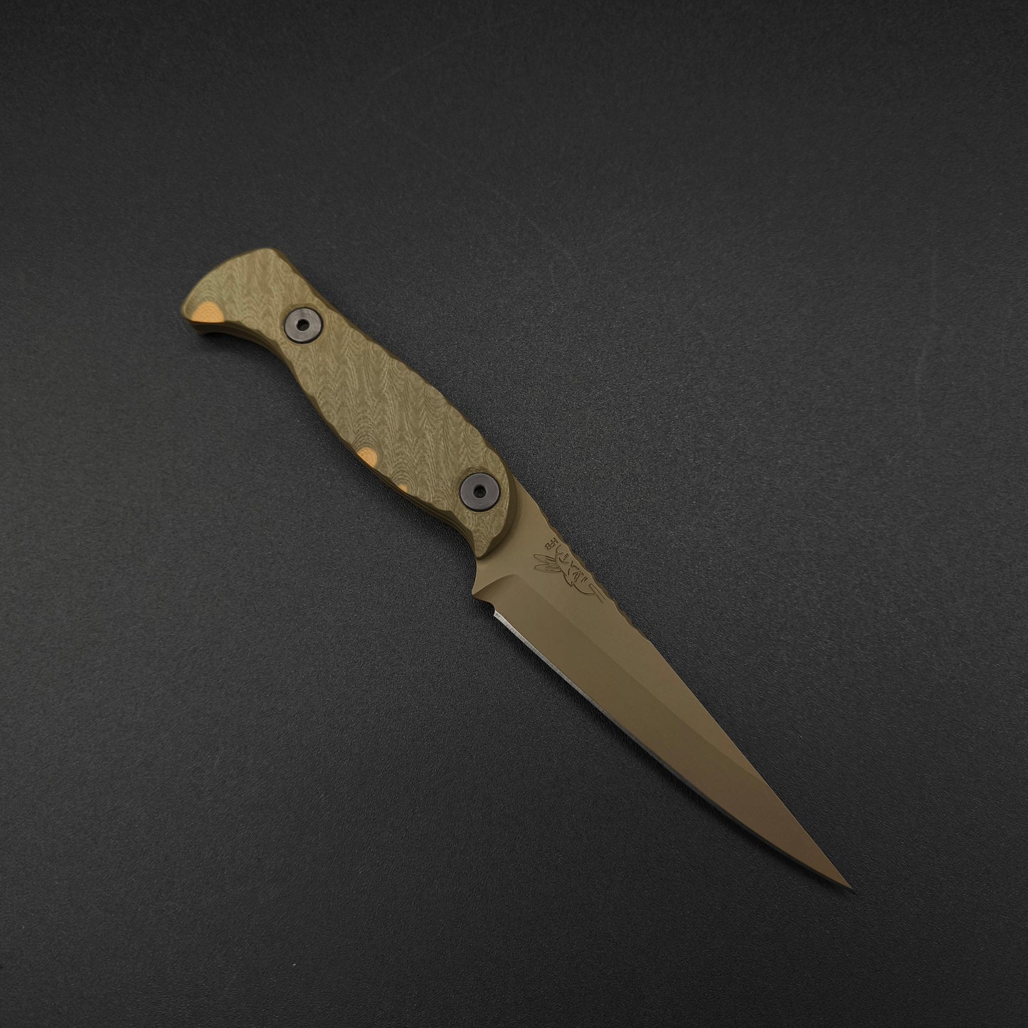 Half Face Blades Congressman OD Green and Coyote G10, FDE cerakote 1