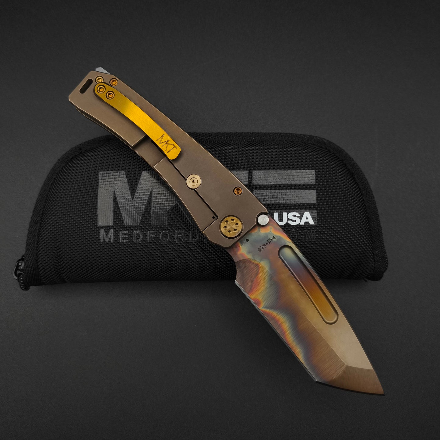 Medford Marauder H, Vulcan Tanto, Old School Bronze 2