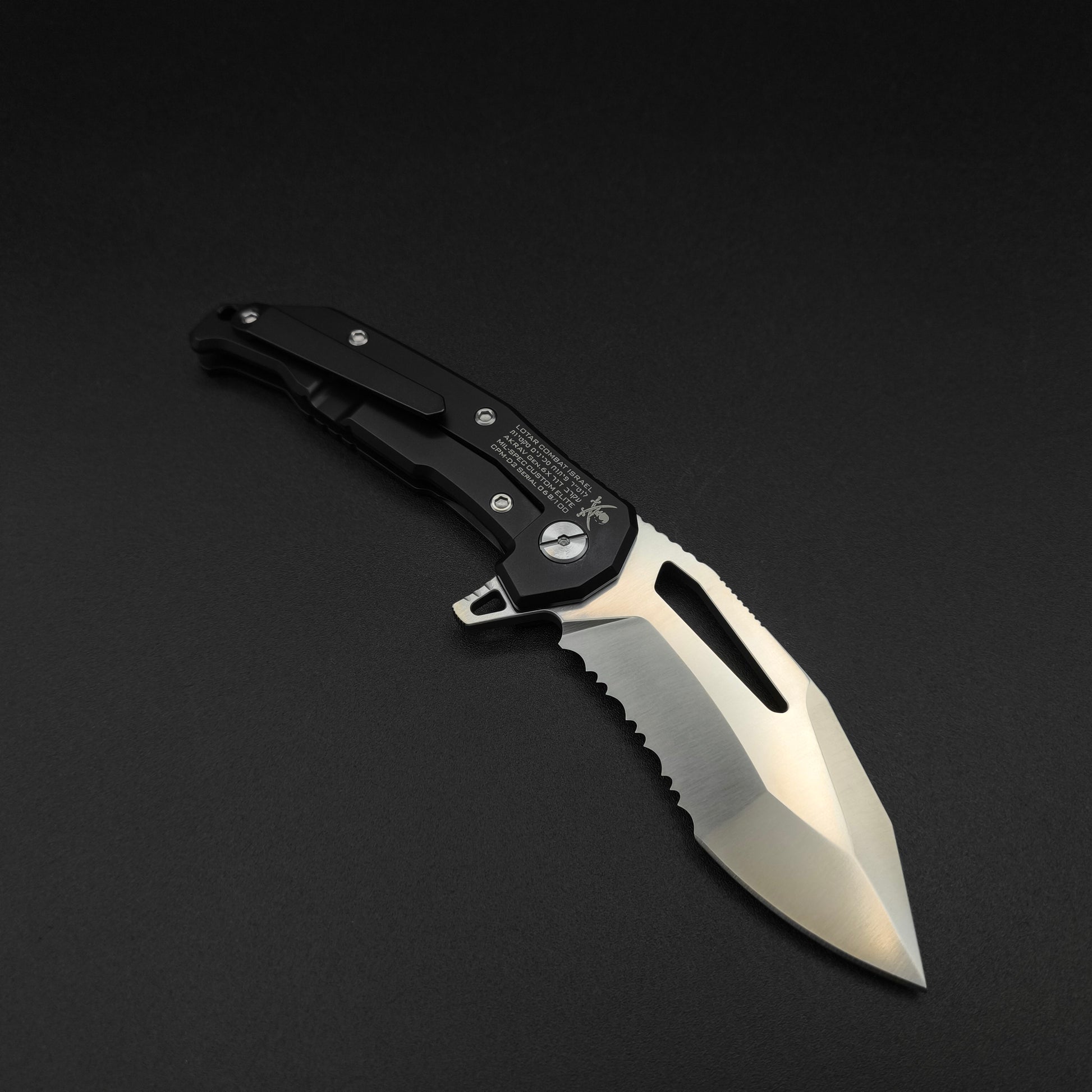 LOTAR Combat AKRAV Gen.6X | GHOST 300 Elite Series BRUSHED SERRATED 2