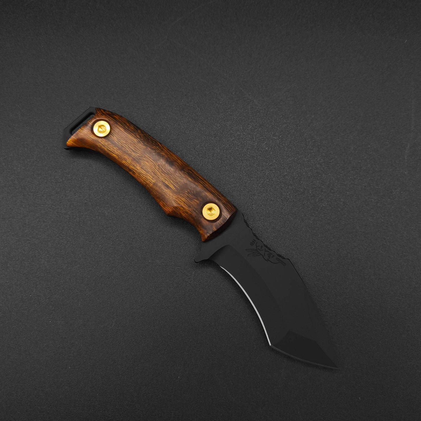 Half Face Blades Buteo - Desert Ironwood, Armor Black Cerakote 1