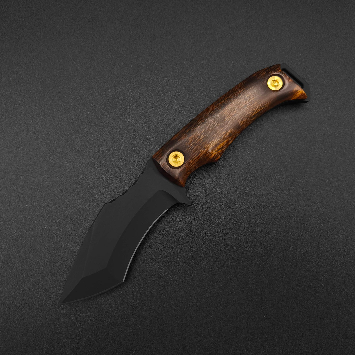 Half Face Blades Buteo - Desert Ironwood, Armor Black Cerakote 2