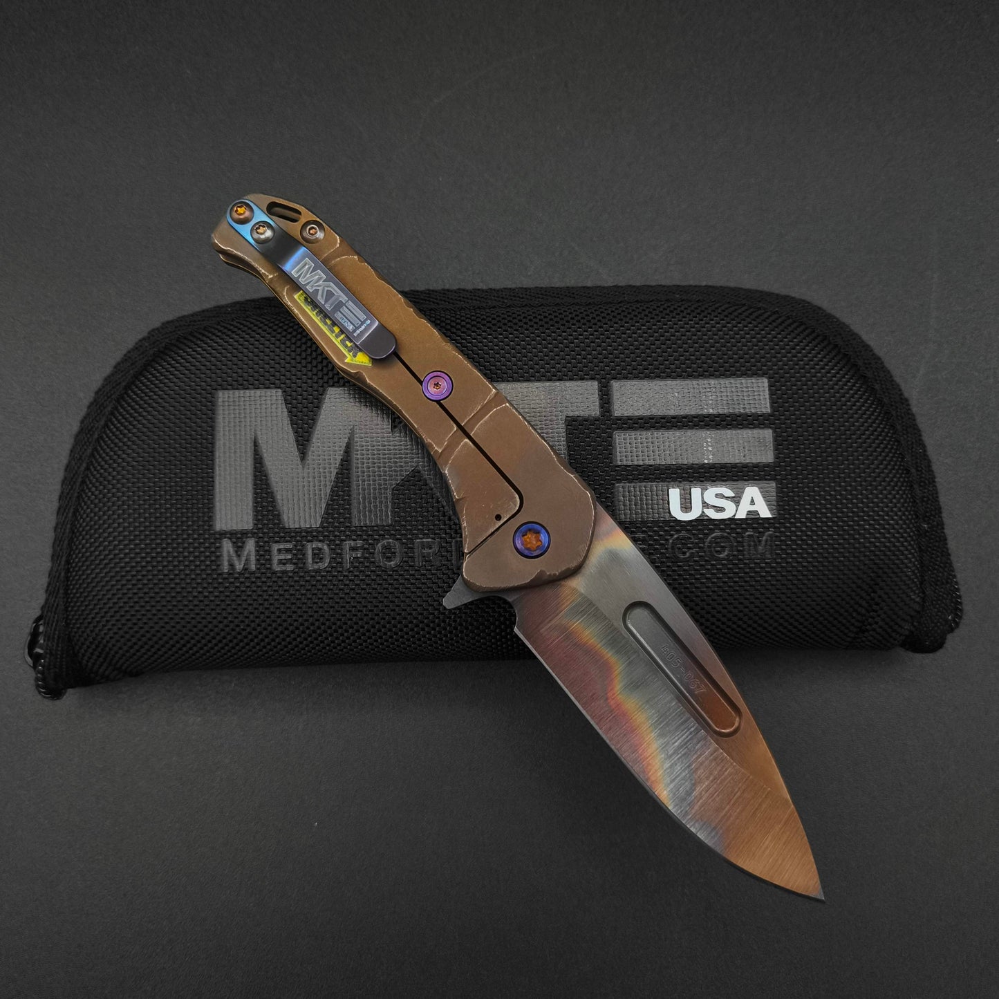 Medford Praetorian Slim Flipper Vulcan DP, Fallout Finish, Limited Edition 2