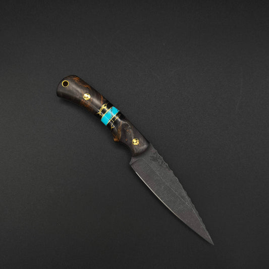 Half Face Blades Prometheus Dyed Maple and Turquoise