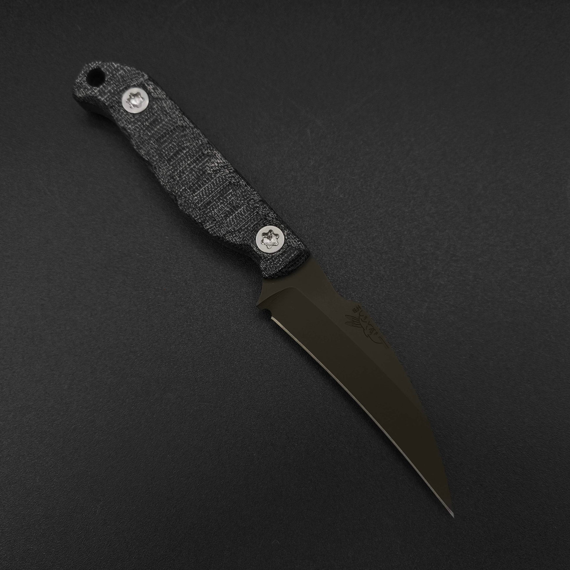 Half Face Blades Gula Gula Black canvas micarta, OD Green cerakote 1