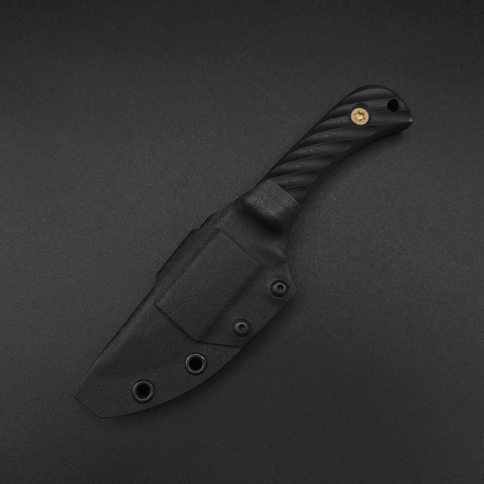 Half Face Blades Cav Jr Black G10, Midnight Bronze cerakote 4