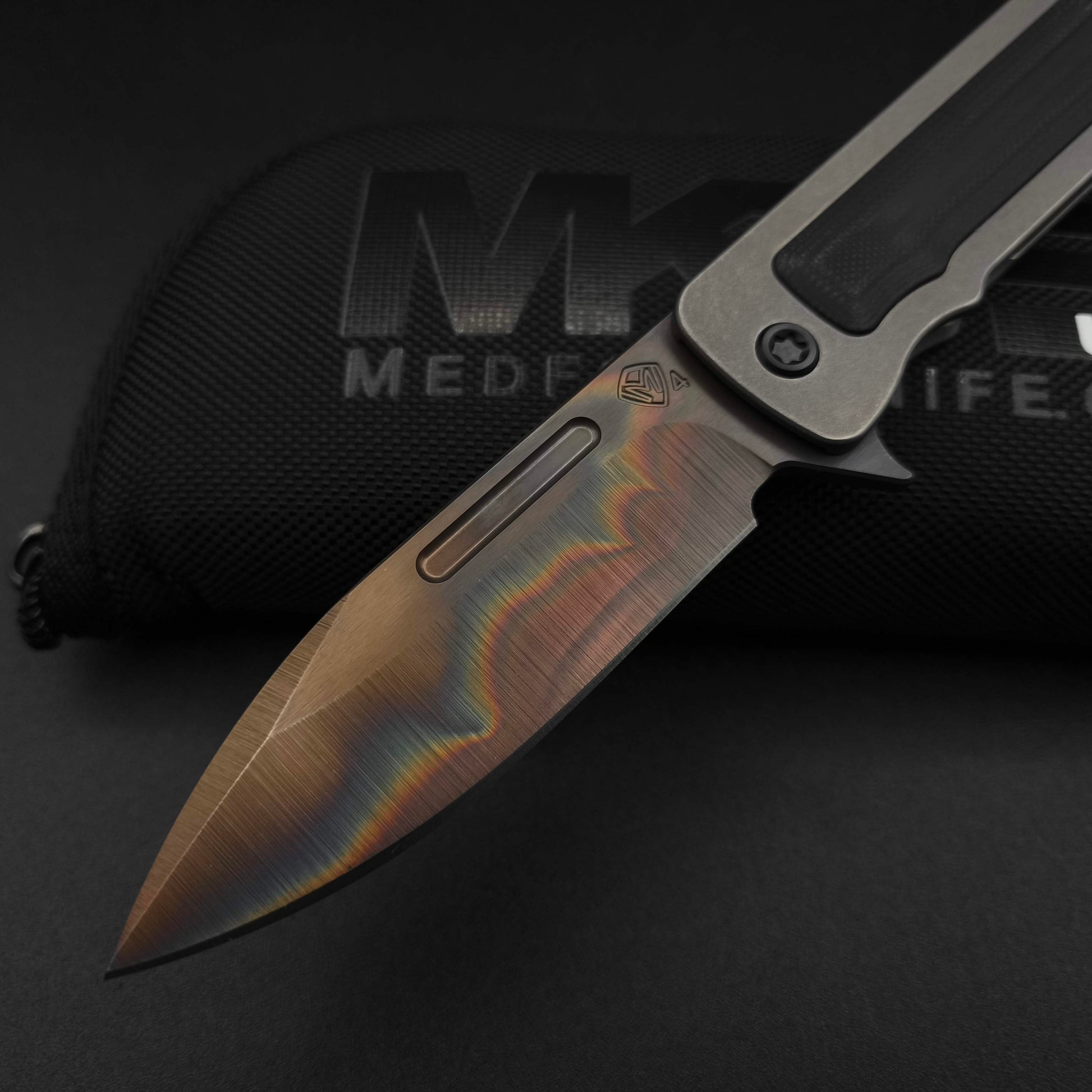 Medford TFF-4 Vulcan DP, Titanium, Black G10 3