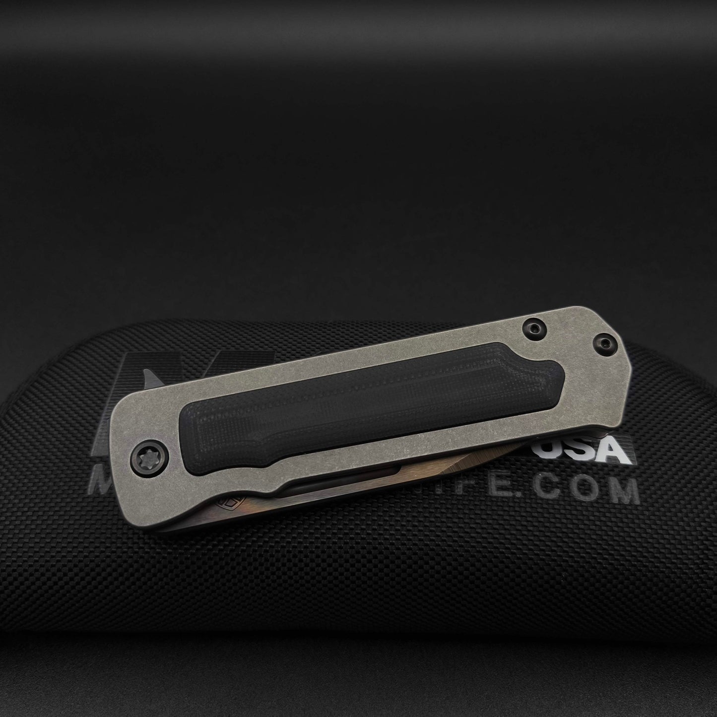 Medford TFF-4 Vulcan DP, Titanium, Black G10 4