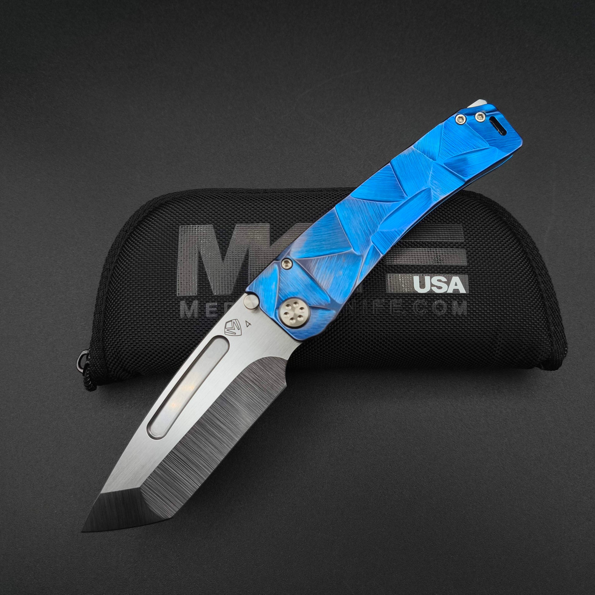 Medford Marauder H, Satin Tanto, Blue Stained Glass 1