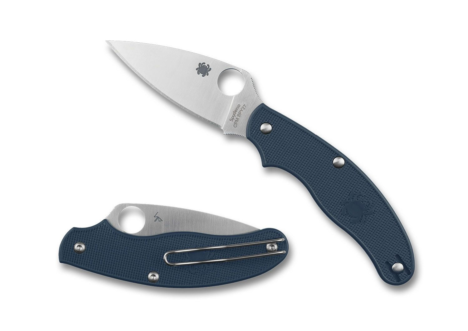 Spyderco C94PCBL UK Penknife Blue FRN, CPM-SPY27 UKPK