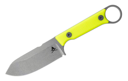 White River Firecraft 3.5 Pro, Yellow G10 Hi-Vis