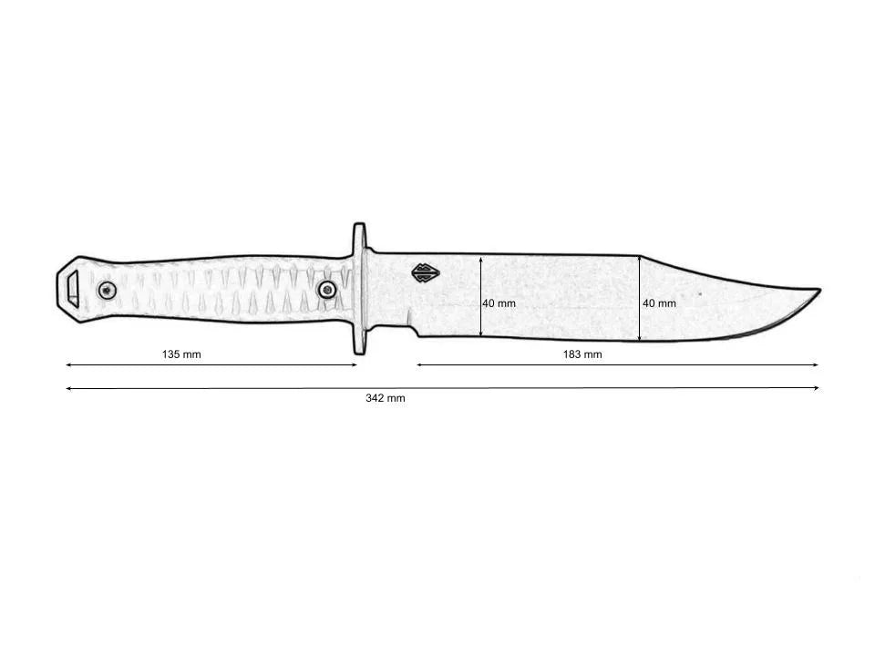 Blade Brothers Knives Bowie Knife CHORNOBAY 8