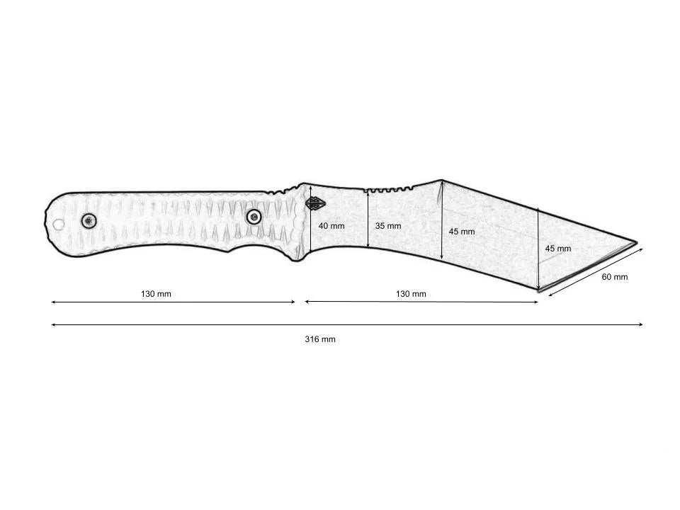 Blade Brothers Knives Combat Knife REVENGE 6