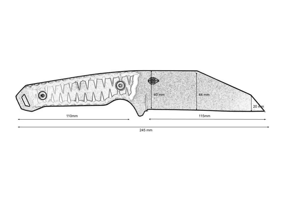 Blade Brothers Knives Tactical Knife CYBERSEAX 7