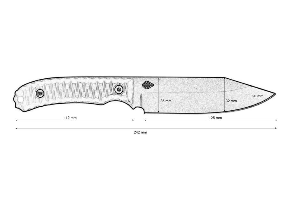 Blade Brothers Tactical Knife HIRDMAN 7