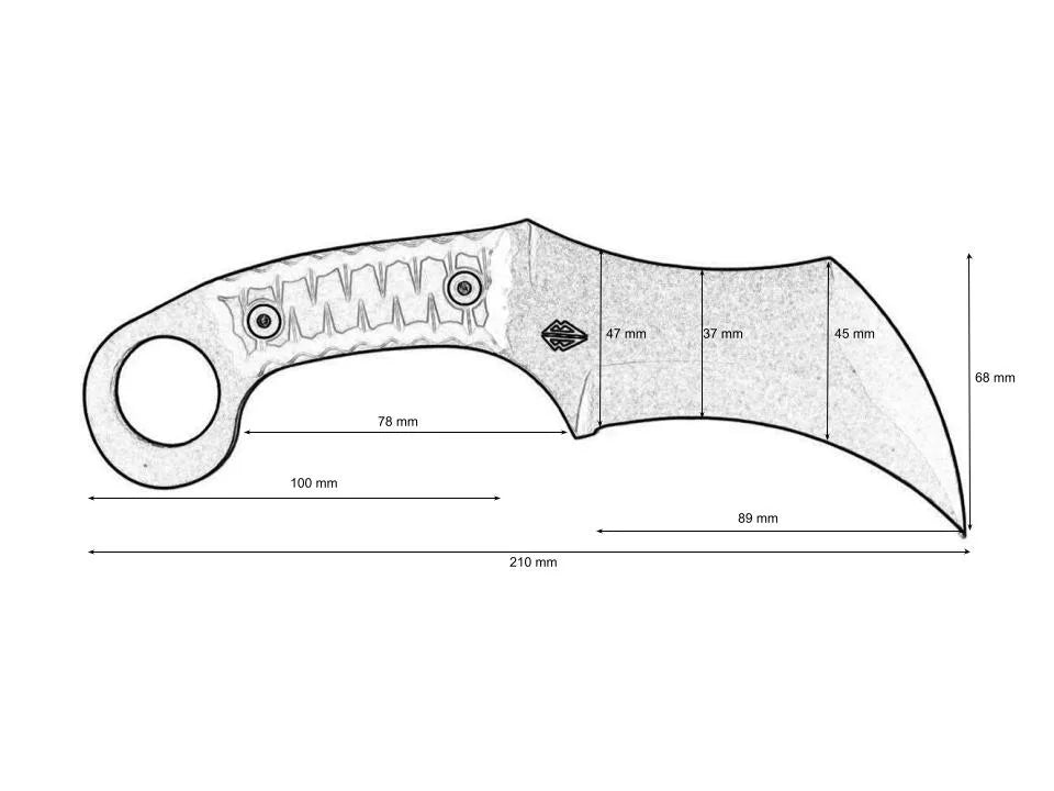 Blade Brothers Knives Tactical Karambit Knife WITCH 6