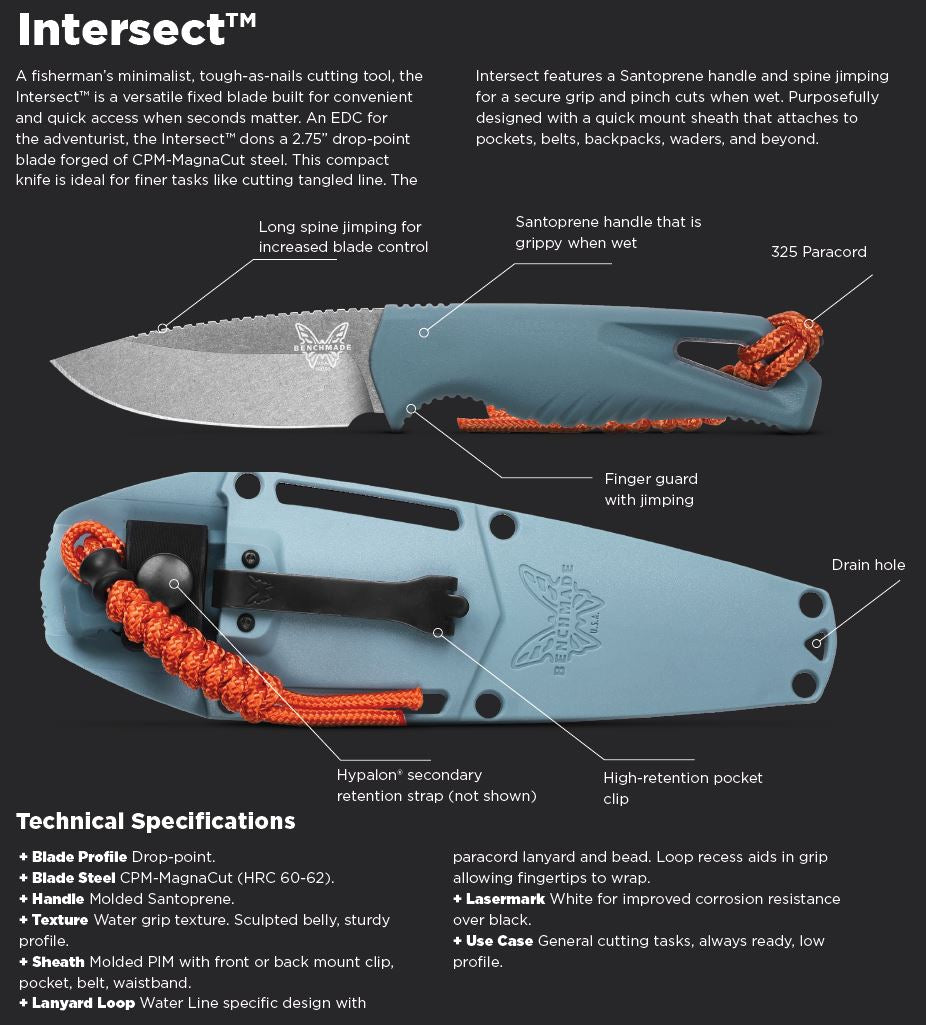 Benchmade 18050 Intersect SANTOPRENE, MagnaCut 4