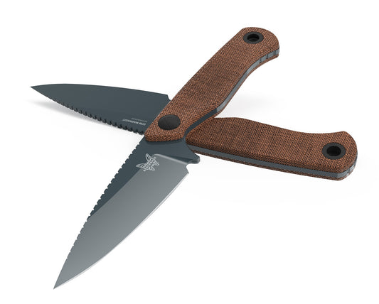 Benchmade 203BT-01 DACIAN, Brown Canvas Micarta 1