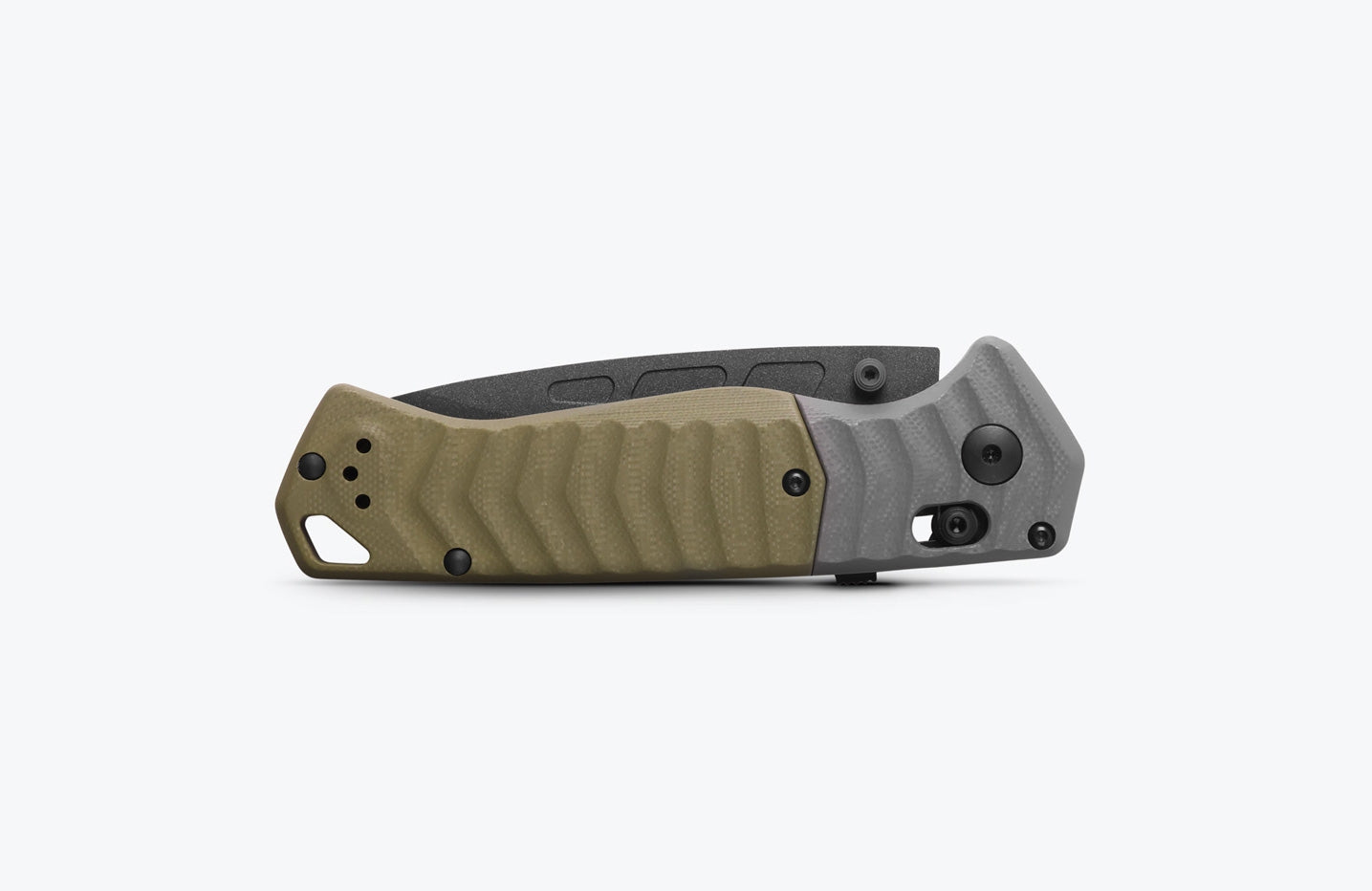 Benchmade 593BK PSK, MagnaCut, Gray/ Green G10 3