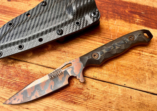 Dawson Knives - Smuggler - Copper, Forest Camo, 3V 1