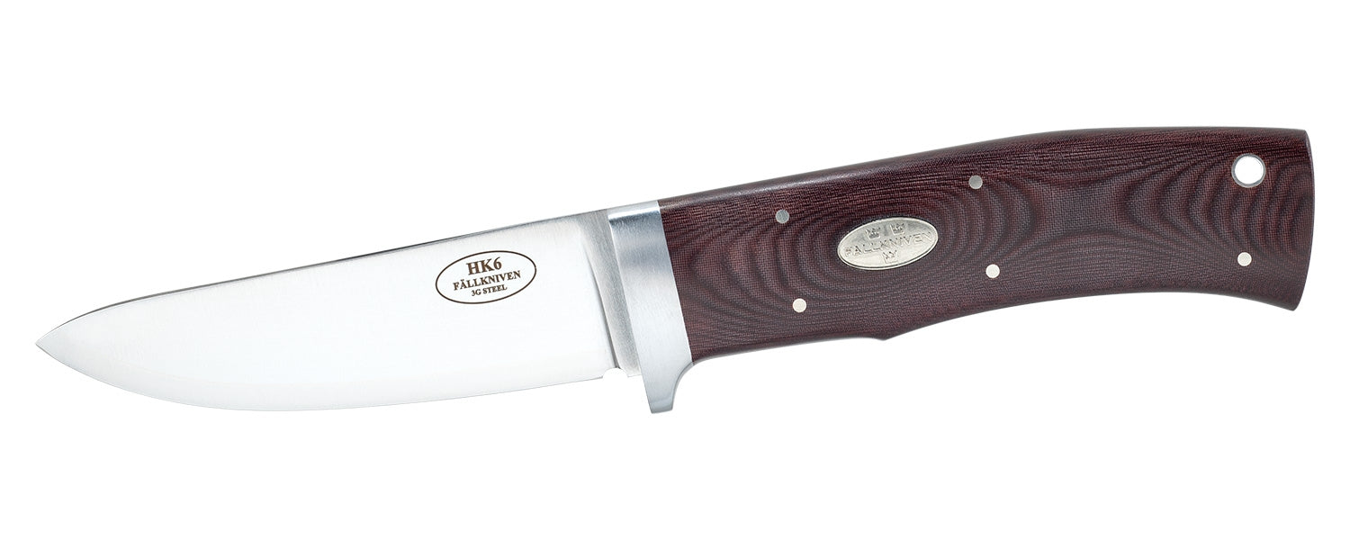 Fällkniven HK6L - Hunters Knife - Maroon Micarta - Jagdmesser 1