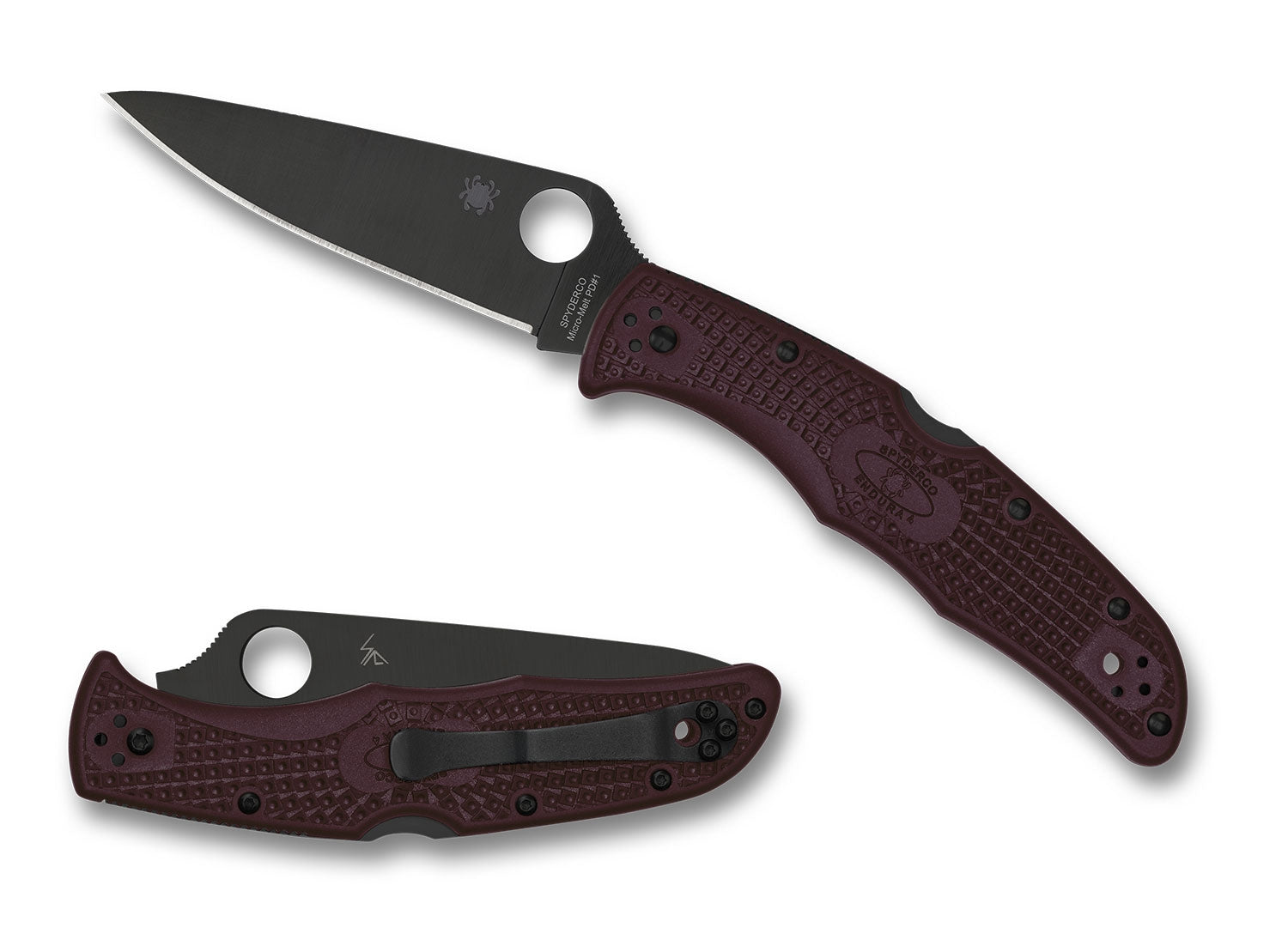 Spyderco C10BGBKP Endura 4 Burgundy, Sprint 2024