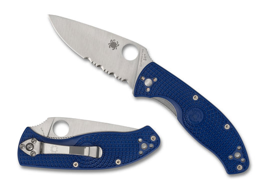 Spyderco C122PSBL Tenacious, S35VN, Blue FRN