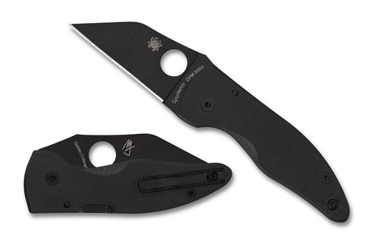 Spyderco C264GPBK MicroJimbo Black G-10, Black