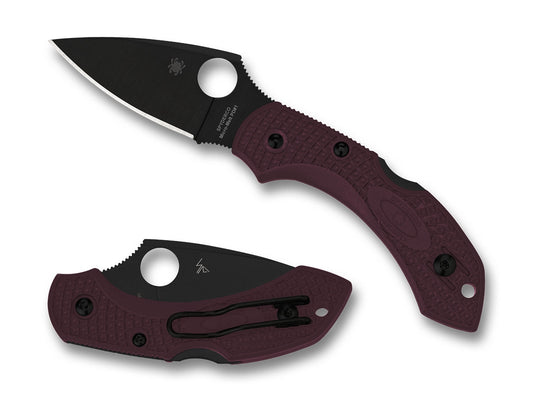 Spyderco C28BGBKP2 Dragonfly 2 Burgundy, Sprint Run 2024