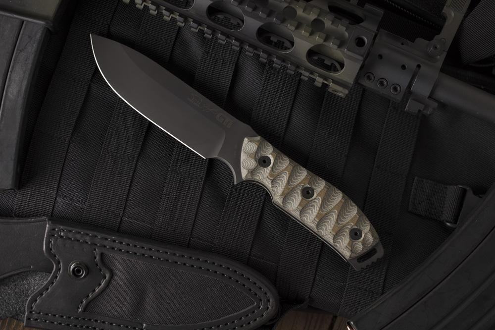 White River GTI 4.5, Black/Olive Micarta, Black 1