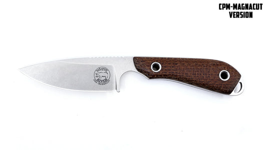 White River M1 Caper, Natural Micarta, Magnacut 1