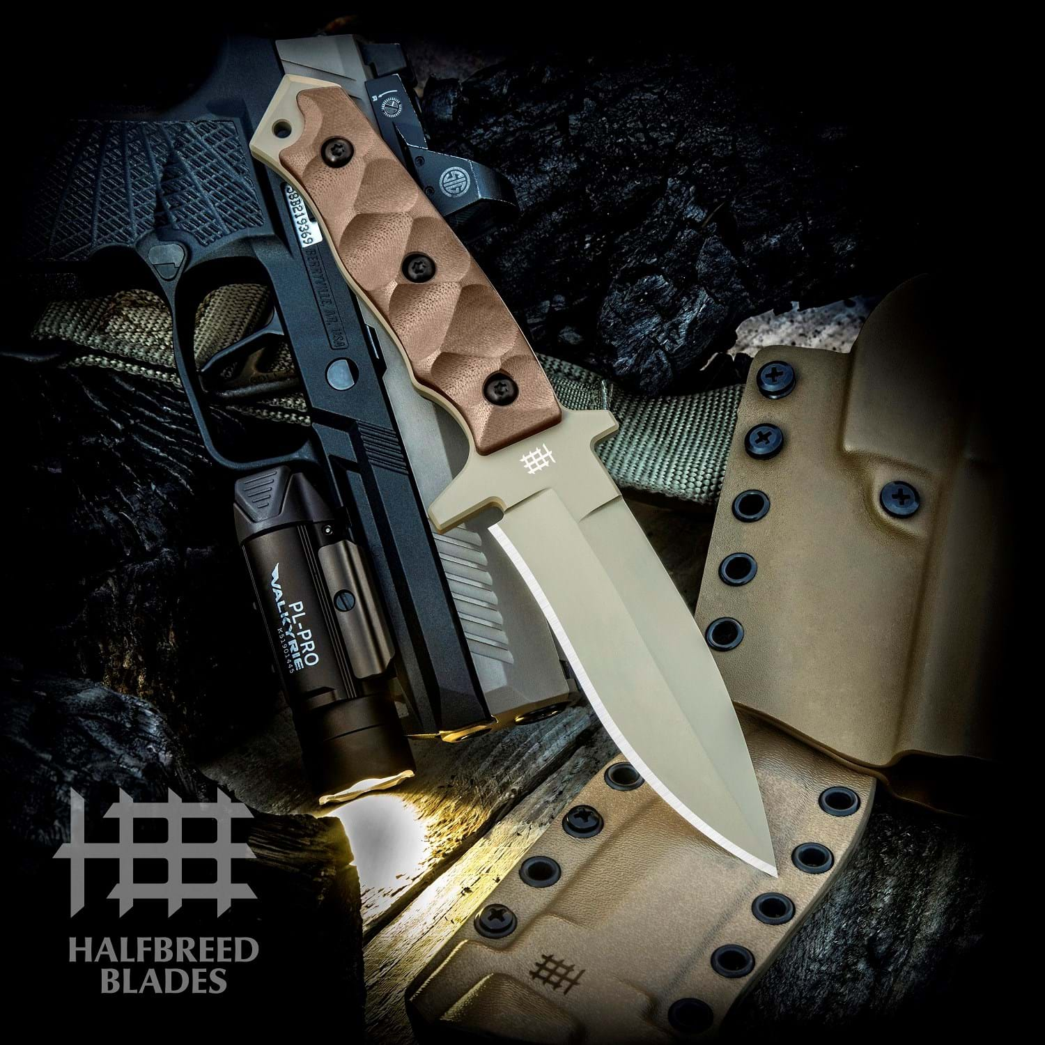 MCK-01 Medium Clearance Knife - K340 Dark Earth 1