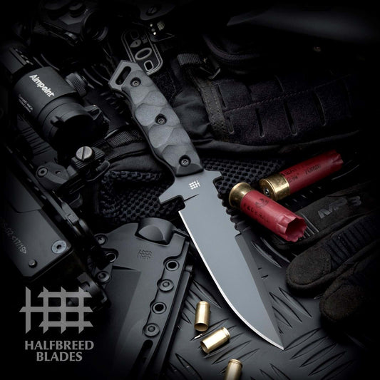 Halfbreed Blades MIK-03P Gen-2 Medium Infantry Knife - K340 BLACK 1