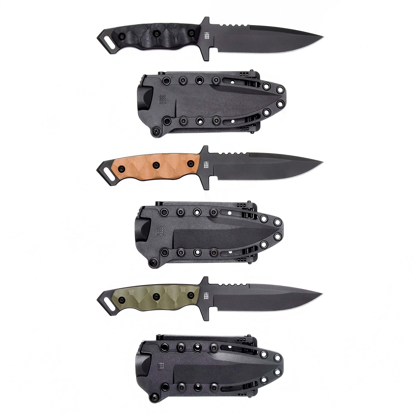 Halfbreed Blades MIK-03P Gen-2 Medium Infantry Knife - K340 BLACK 2