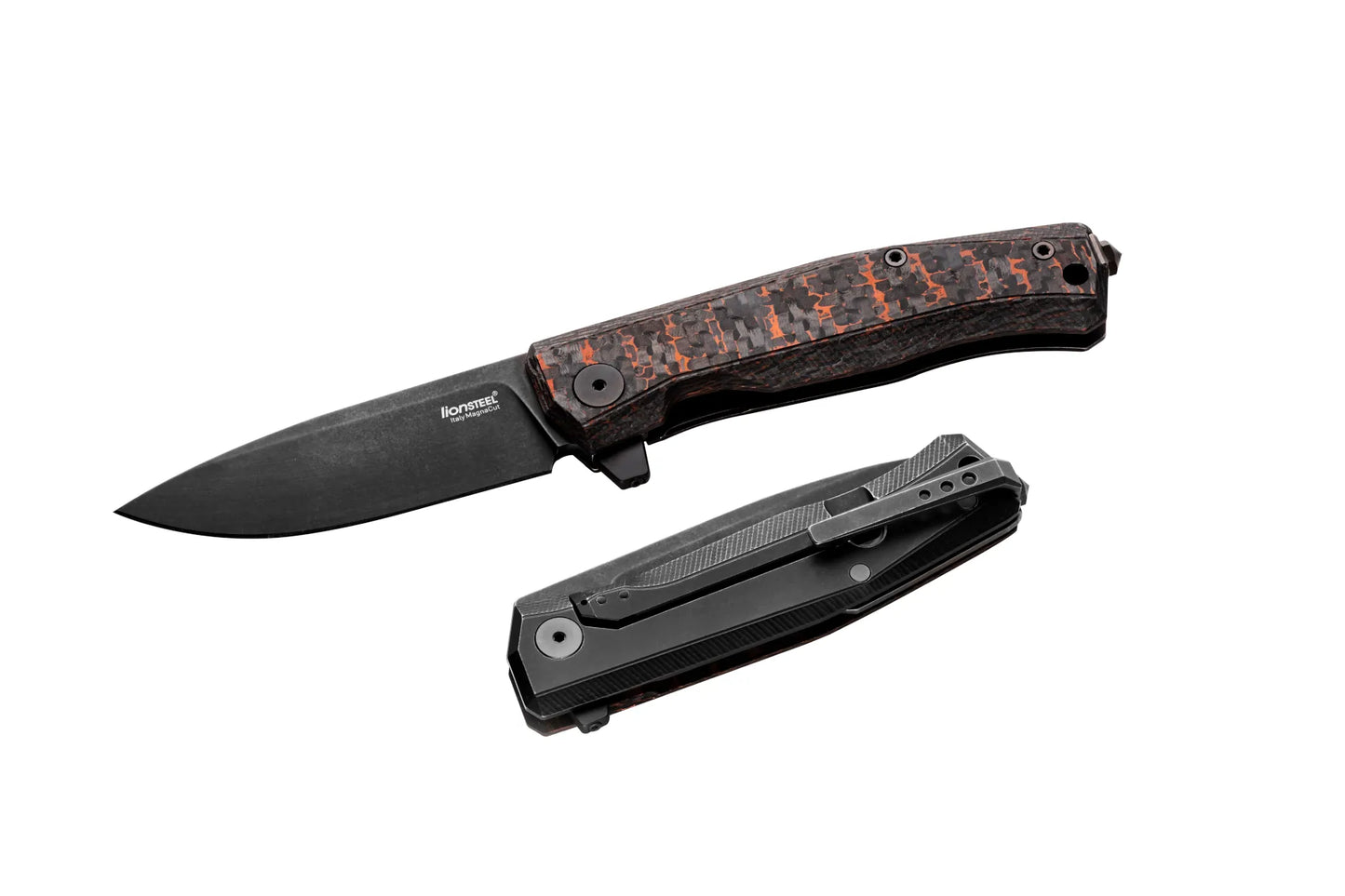 Lionsteel Myto MagnaCut - Snake Skin FatCarbon 1