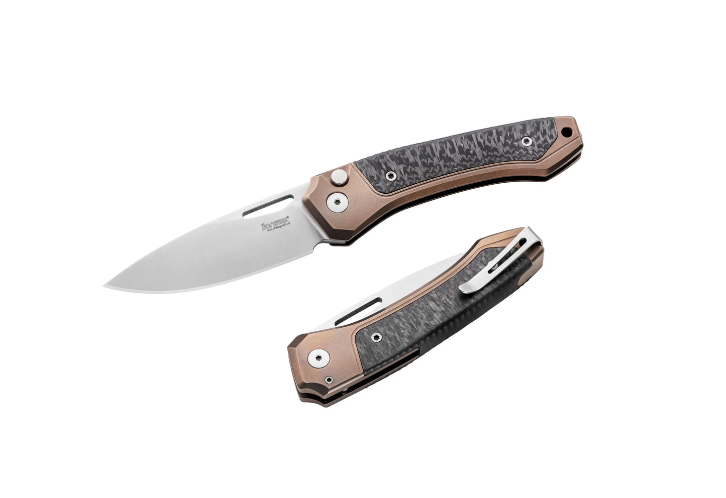 Lionsteel Twain - Bronze titanium / Carbon fiber 1