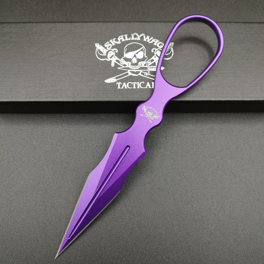 Skallywag Tactical Aluminum Dagger Purple 1