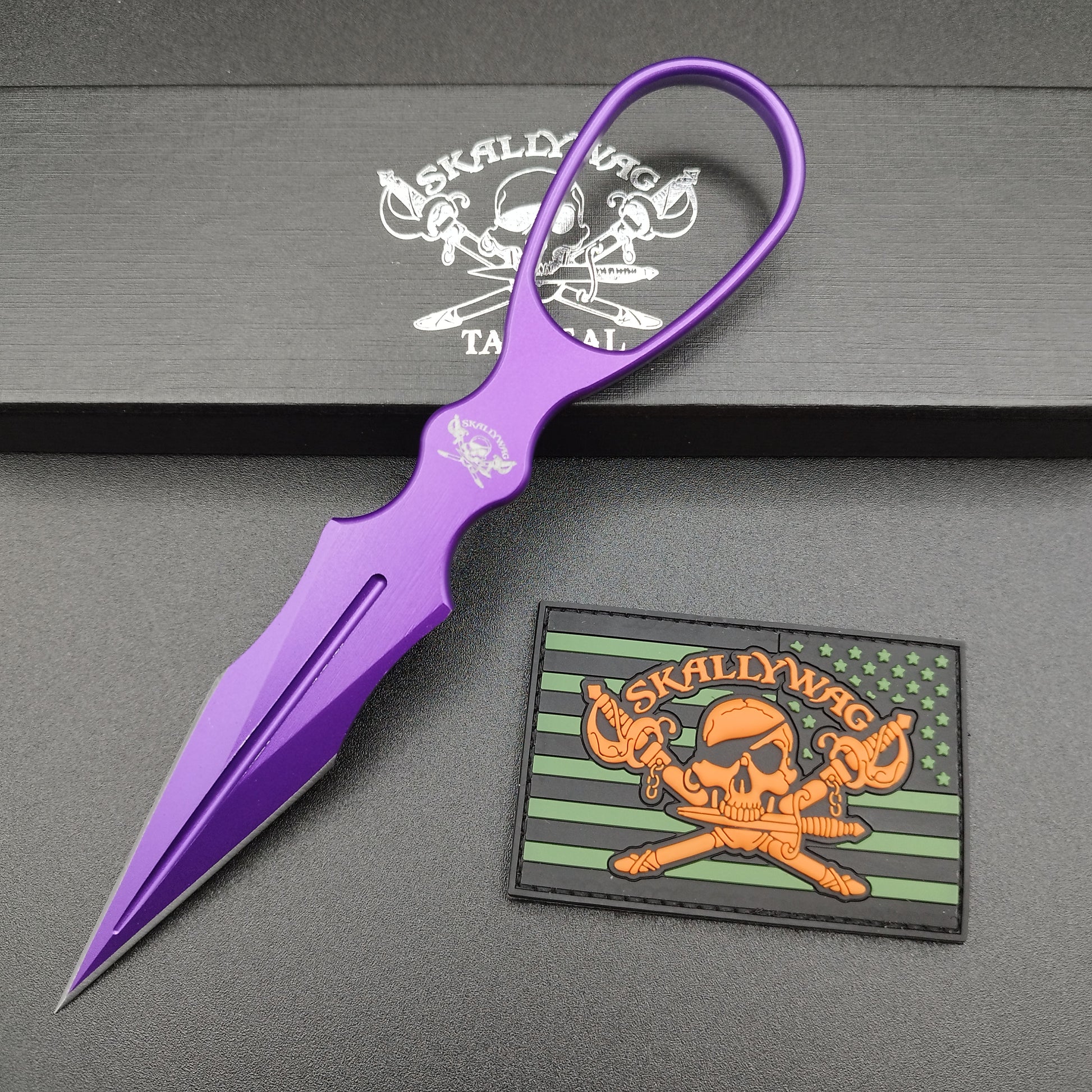 Skallywag Tactical Aluminum Dagger Purple 3