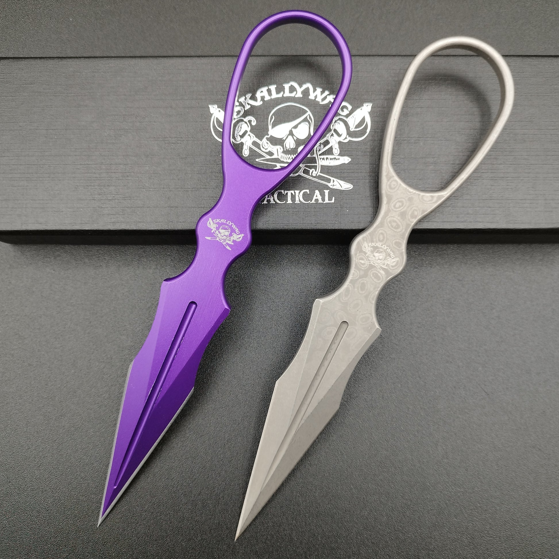 Skallywag Tactical Aluminum Dagger Purple 6