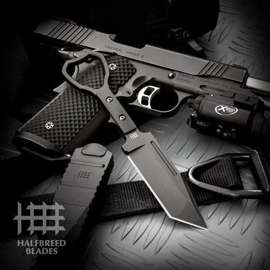 Halfbreed Blades CCK-02 Black Compact Clearance Knife 1